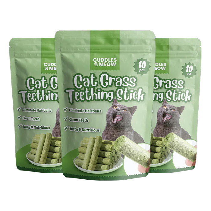 Cat Grass Teething Stick