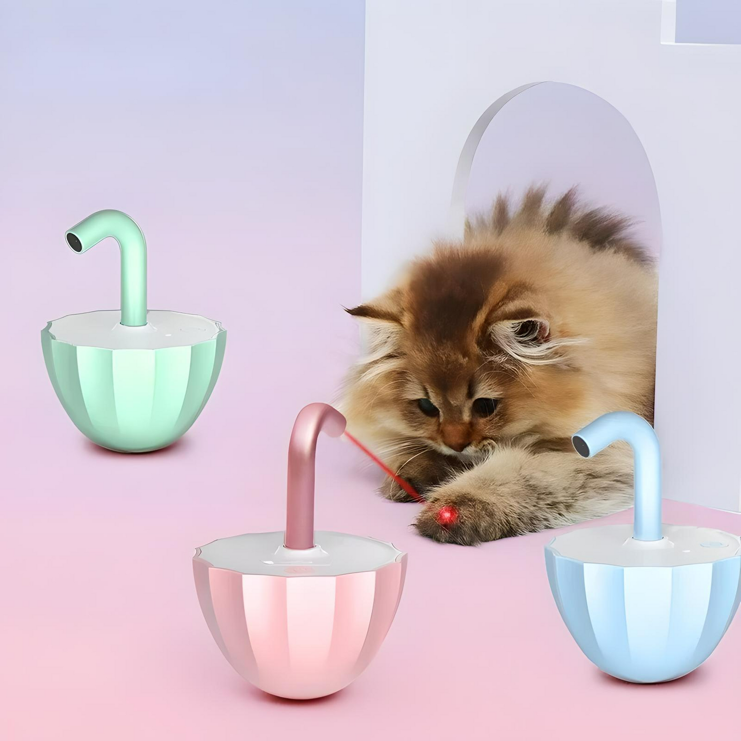 CAT LASER TUMBLER TOY
