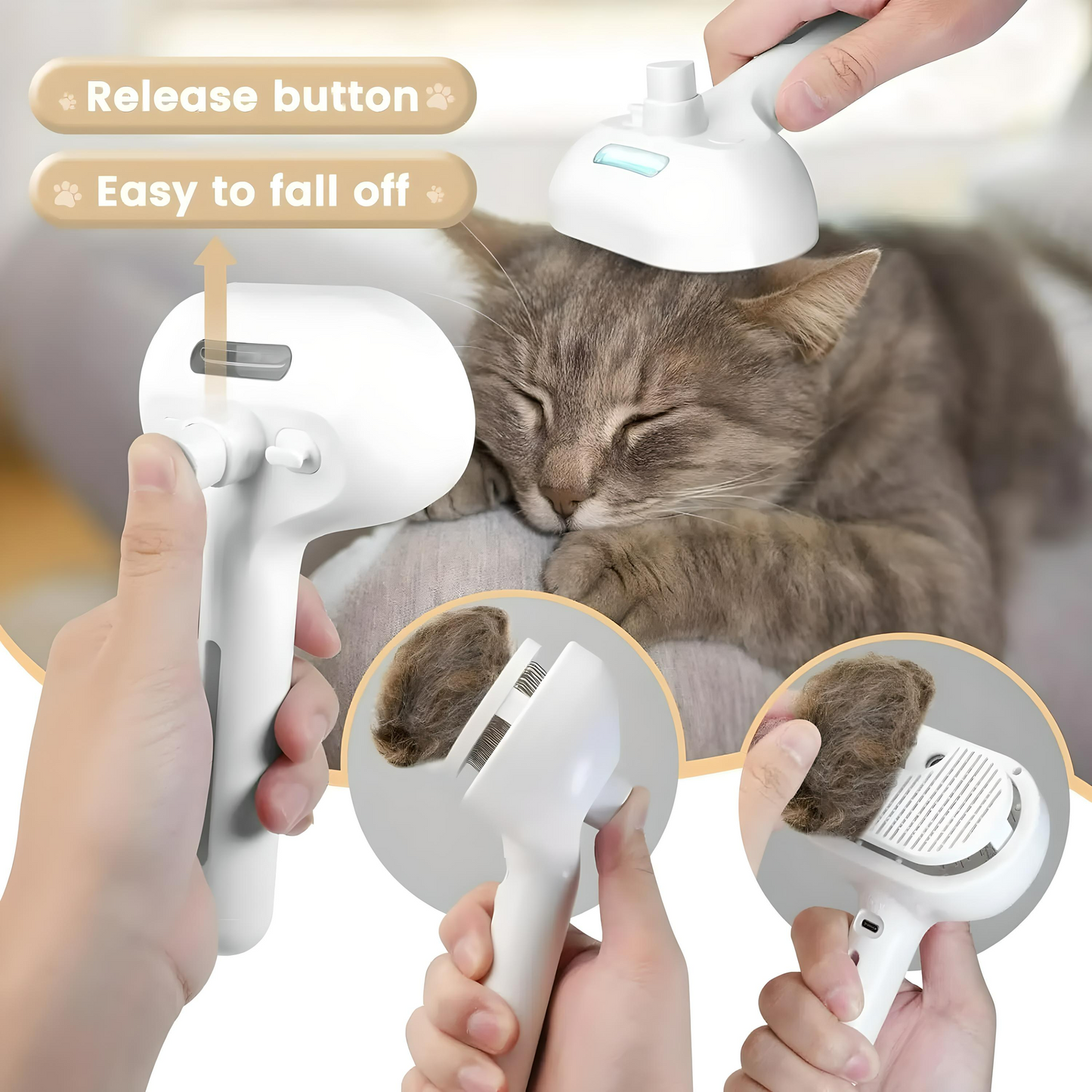 Pet Spray Hair Comb