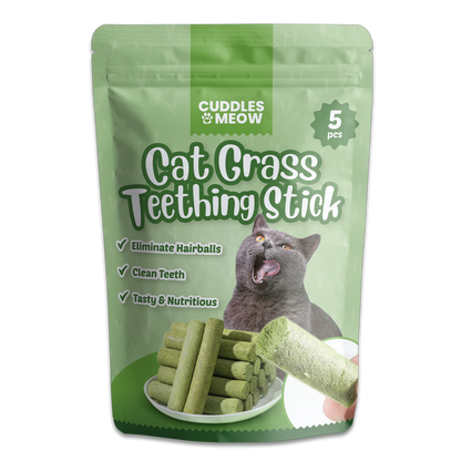 Cat Grass Teething Stick