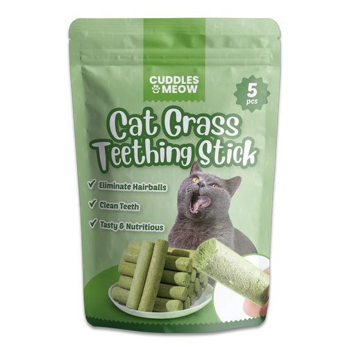 Cat Grass Teething Stick