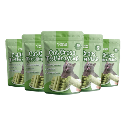 Cat Grass Teething Stick