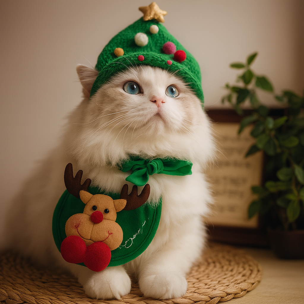 Santa Paws Duo ( Hat + Scarf)