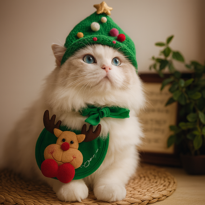 Santa Paws Duo ( Hat + Scarf)