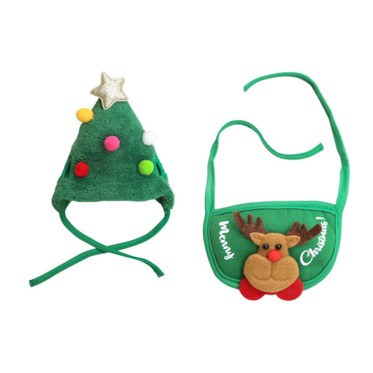 Santa Paws Duo ( Hat + Scarf)