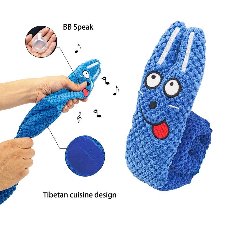 Snail Squeaky Feeder Toy