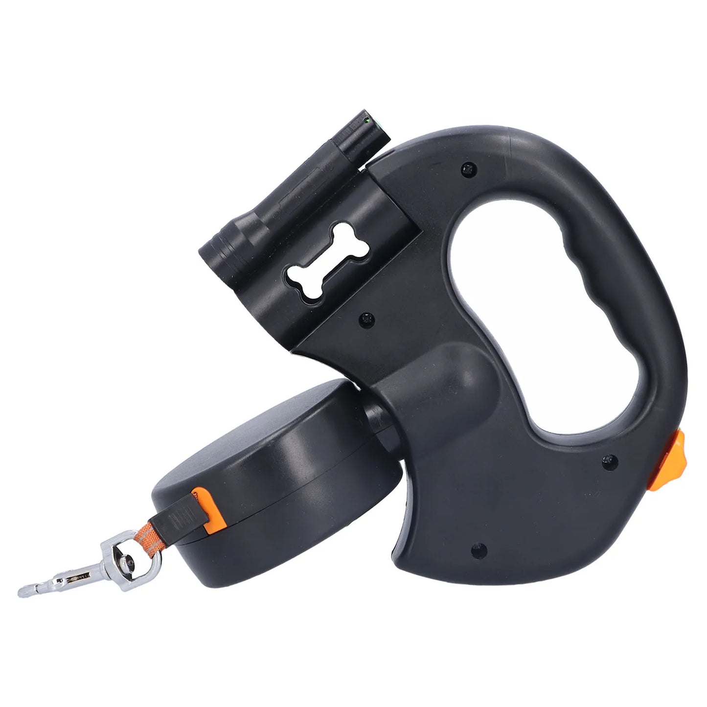 2-Dog Retractable Leash with Light & Bag