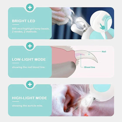 LED Nail Clipper for Cats & Dogs