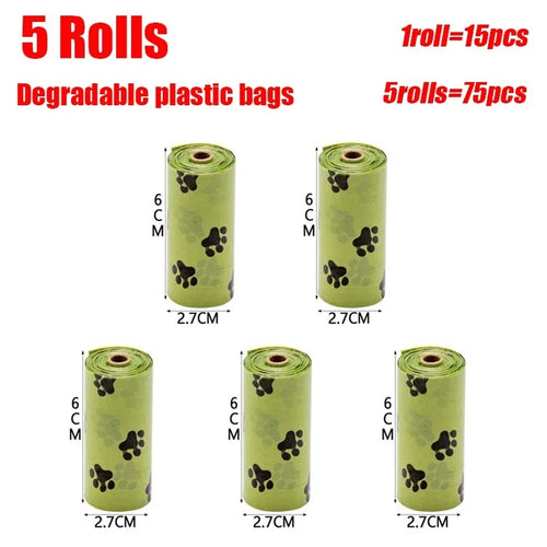 5 Rolls Garbage Bag ( 75 Pcs)